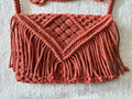 Sac bandoulière en macramé Carina S. Créations