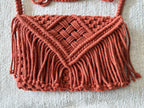 Sac bandoulière en macramé Carina S. Créations