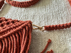 Sac bandoulière en macramé Carina S. Créations