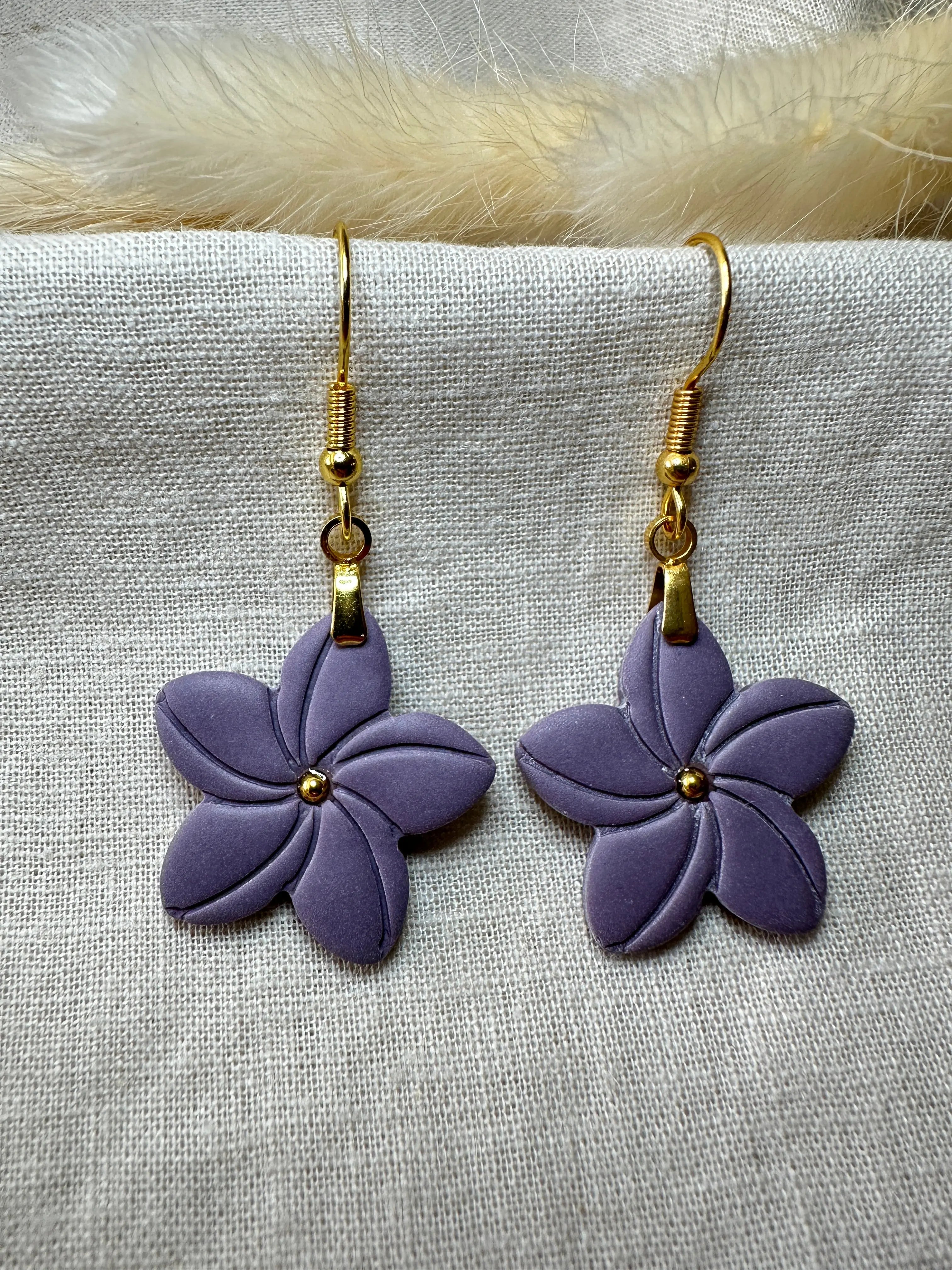 Pendantes Fleur Carina S. Créations