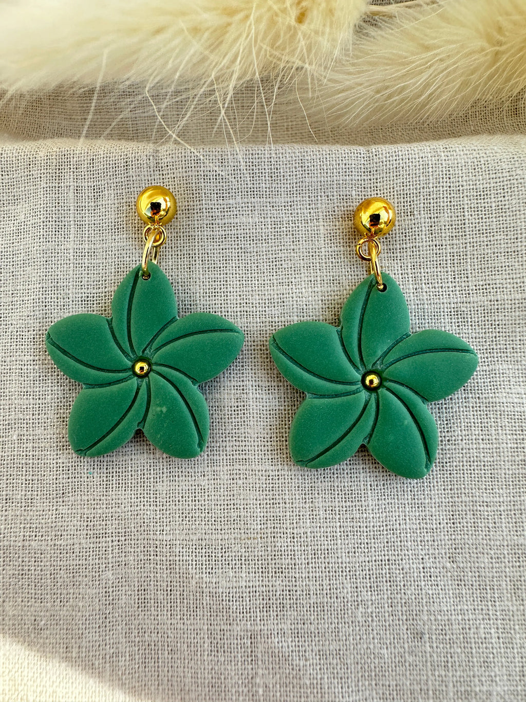 Pendantes Fleur Carina S. Créations