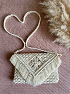 Sac bandoulière en macramé [SUR COMMANDE]