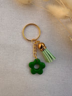 Porte-clés fleurs en Pâte Polymère